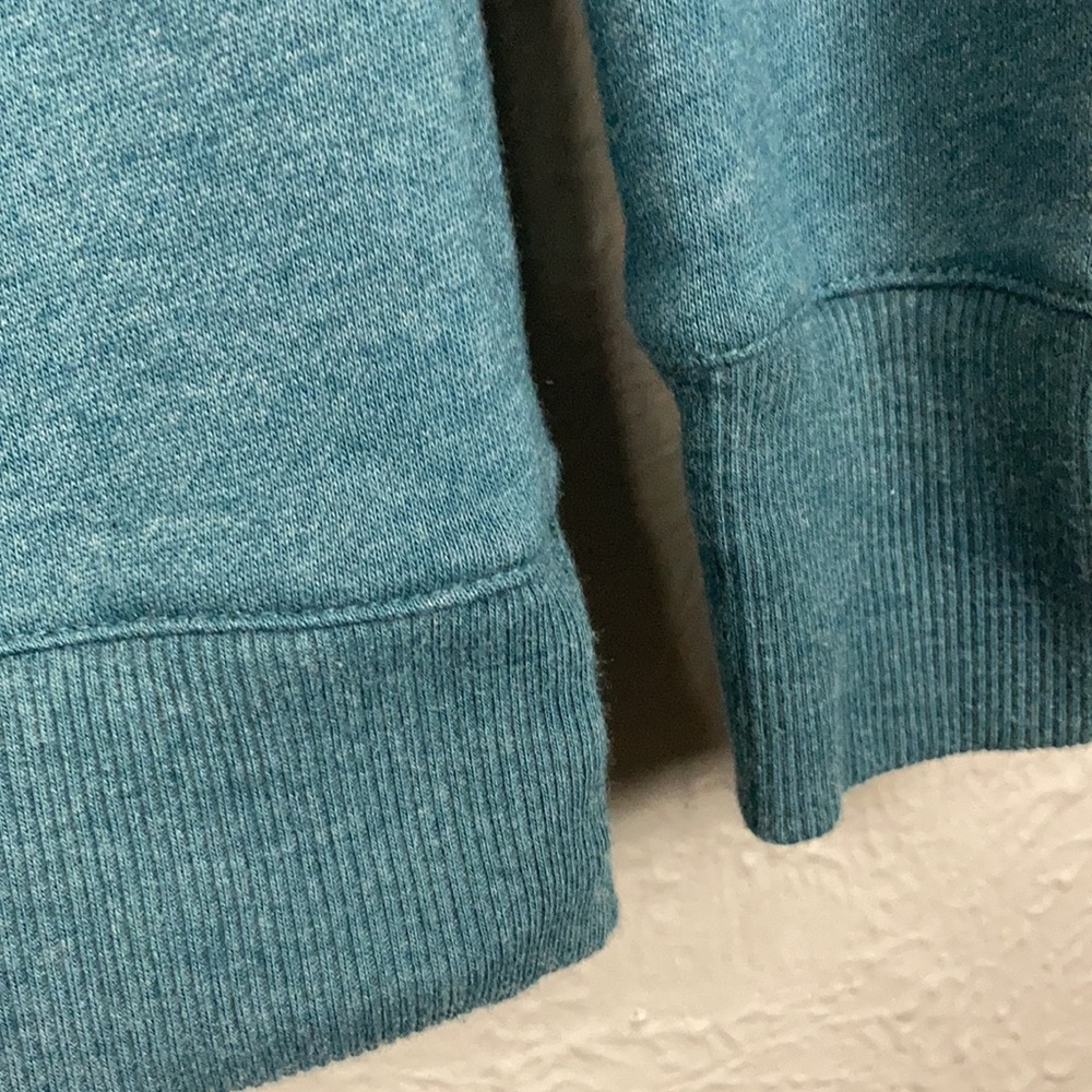 Time And Tru Dark Teal Long Sleeve Pullover Size M - Picture 2 of 6